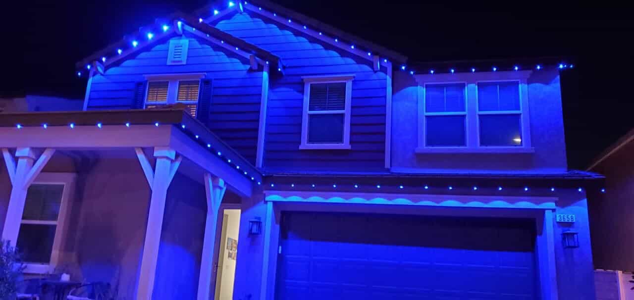 Permanent LED lighting install 2