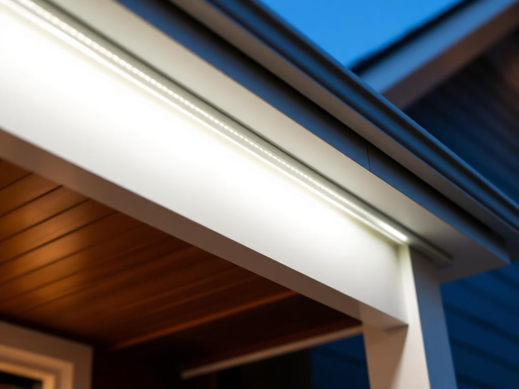 Permanent LED lighting install 5